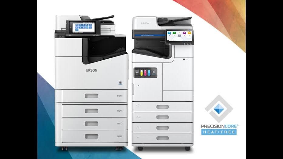 Relaxed office professional with dependable printer support